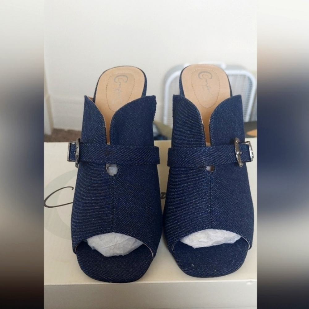 Denim Heels